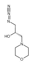 (S)-1-azido-3-morpholinopropan-2-ol结构式