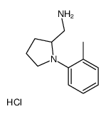 [1-(2-methylphenyl)pyrrolidin-2-yl]methanamine,hydrochloride结构式