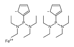 1,1′-Bis[bis(diethylamino)phosphino]ferrocene Structure