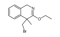4-bromomethyl-3-ethoxy-1,4-dihydro-4-methylisoquinoline结构式