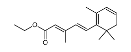 ethyl (2E,4E)-3-methyl-5-(2,6,6-trimethylcyclohexa-1,3-dienyl)-penta-2,4-dienoate结构式