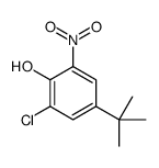 4-tert-butyl-2-chloro-6-nitrophenol结构式