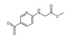 methyl-N-(5-nitro-2-pyridyl)-α-glycinate Structure