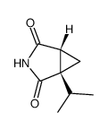 3-Azabicyclo[3.1.0]hexane-2,4-dione,1-(1-methylethyl)-,(1R,5R)-(9CI)结构式