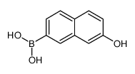 Boronic acid, (7-hydroxy-2-naphthalenyl)- (9CI) structure