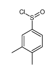 3,4-dimethylbenzenesulfinyl chloride Structure