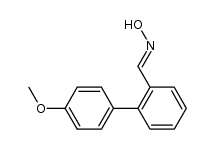 4'-methoxybiphenyl-2-carbaldehyde oxime Structure