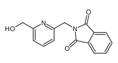 2-[[6-(hydroxymethyl)pyridin-2-yl]methyl]isoindole-1,3-dione Structure