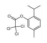 Thymyl trichloroacetate Structure