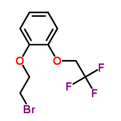 2-[2-(2,2,2-Trifluoroethoxy)phenoxy]ethyl bromide structure