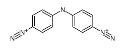 4-(4-diazonioanilino)benzenediazonium结构式