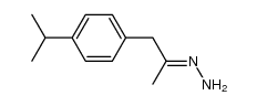 (4-isopropyl-phenyl)-acetone-hydrazone Structure