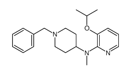 N-(1-benzylpiperidin-4-yl)-N-methyl-3-propan-2-yloxypyridin-2-amine结构式