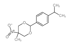1,3-Dioxane,5-methyl-2-[4-(1-methylethyl)phenyl]-5-nitro-结构式