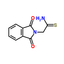 2-(1,3-Dioxo-1,3-dihydro-2H-isoindol-2-yl)ethanethioamide结构式