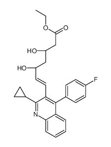 ETHYL [R-(R*,S*)]-3,5-DIHYDROXY-7-[2-CYCLOPROPYL-4-(4-FLUOROPHENYL)-3-QUINOLINYL]-HEPT-6-ENOATE picture