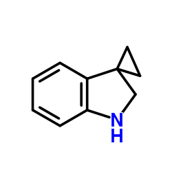 1',2'-Dihydrospiro[cyclopropane-1,3'-indole]结构式