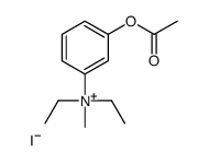 (3-acetyloxyphenyl)-diethyl-methylazanium,iodide Structure