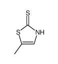 5-Methylthiazole-2(3H)-thione Structure