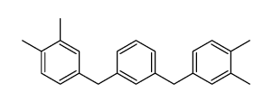 4-[[3-[(3,4-dimethylphenyl)methyl]phenyl]methyl]-1,2-dimethylbenzene Structure