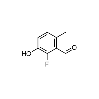 2-Fluoro-3-hydroxy-6-methylbenzaldehyde Structure