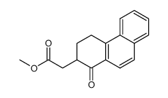 (1-oxo-1,2,3,4-tetrahydro-[2]phenanthryl)-acetic acid methyl ester结构式