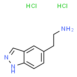 2-(1H-indazol-5-yl)ethan-1-amine dihydrochloride结构式