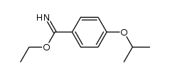 isopropoxy-4 benzimidate d'ethyle结构式