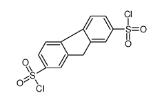 9H-FLUORENE-2,7-DISULFONYL DICHLORIDE structure