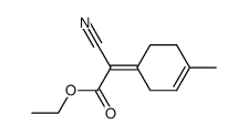 ethyl 2-cyano-2-(4-methylcyclohex-3-en-1-ylidene)acetate结构式