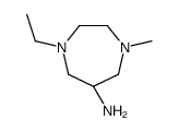 (6R)-1-ethyl-4-methyl-1,4-diazepan-6-amine结构式