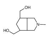 Cyclopenta[c]pyrrole-4,6-dimethanol, octahydro-2-methyl- (8CI) structure