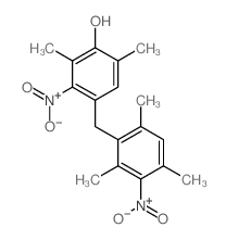 Phenol,2,6-dimethyl-3-nitro-4-[(2,4,6-trimethyl-3-nitrophenyl)methyl]-结构式