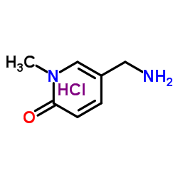 5-(aminomethyl)-1-methyl-1,2-dihydropyridin-2-one hydrochloride Structure