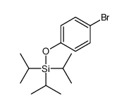 4-Bromophenoxytriisopropylsilane structure