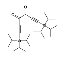 1,6-bis[tri(propan-2-yl)silyl]hexa-1,5-diyne-3,4-dione结构式