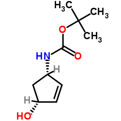 tert-butyl N-[(1S,4R)-4-hydroxycyclopent-2-en-1-yl]carbamate picture