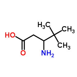 3-Amino-4,4-dimethyl-pentanoic acid structure