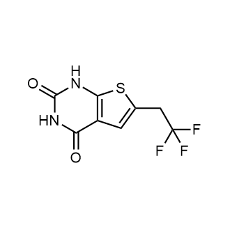 6-(2,2,2-Trifluoroethyl)-1h-thieno[2,3-d]pyrimidine-2,4-dione Structure