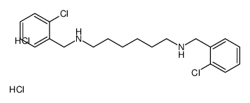 (2-chlorophenyl)methyl-[6-[(2-chlorophenyl)methylazaniumyl]hexyl]azanium,dichloride结构式