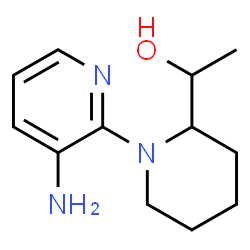 1-(1-(3-Aminopyridin-2-yl)piperidin-2-yl)ethan-1-ol Structure