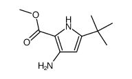 1H-Pyrrole-2-carboxylicacid,3-amino-5-(1,1-dimethylethyl)-,methylester(9CI) structure