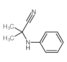 2-甲基-2-苯基氨基-丙腈结构式