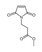 methyl 3-(2,5-dioxopyrrol-1-yl)propanoate结构式