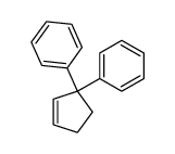 3,3-Diphenyl-cyclopenten Structure