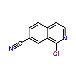 1-Chloroisoquinoline-7-carbonitrile结构式