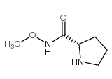 2-Pyrrolidinecarboxamide,N-methoxy-,(2S)-(9CI) Structure