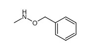 N-methyl-O-benzyl-hydroxylamine结构式