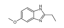 Benzimidazole, 2-ethyl-5-methoxy- (8CI) Structure