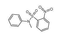 2-nitro-benzenesulfonic acid-(N-methyl-anilide)结构式